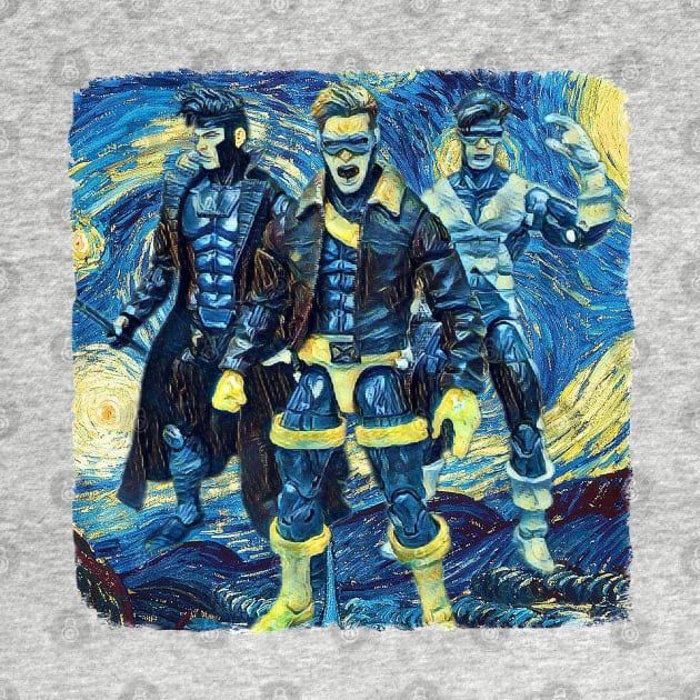 The Mutants Van Gogh Style by todos